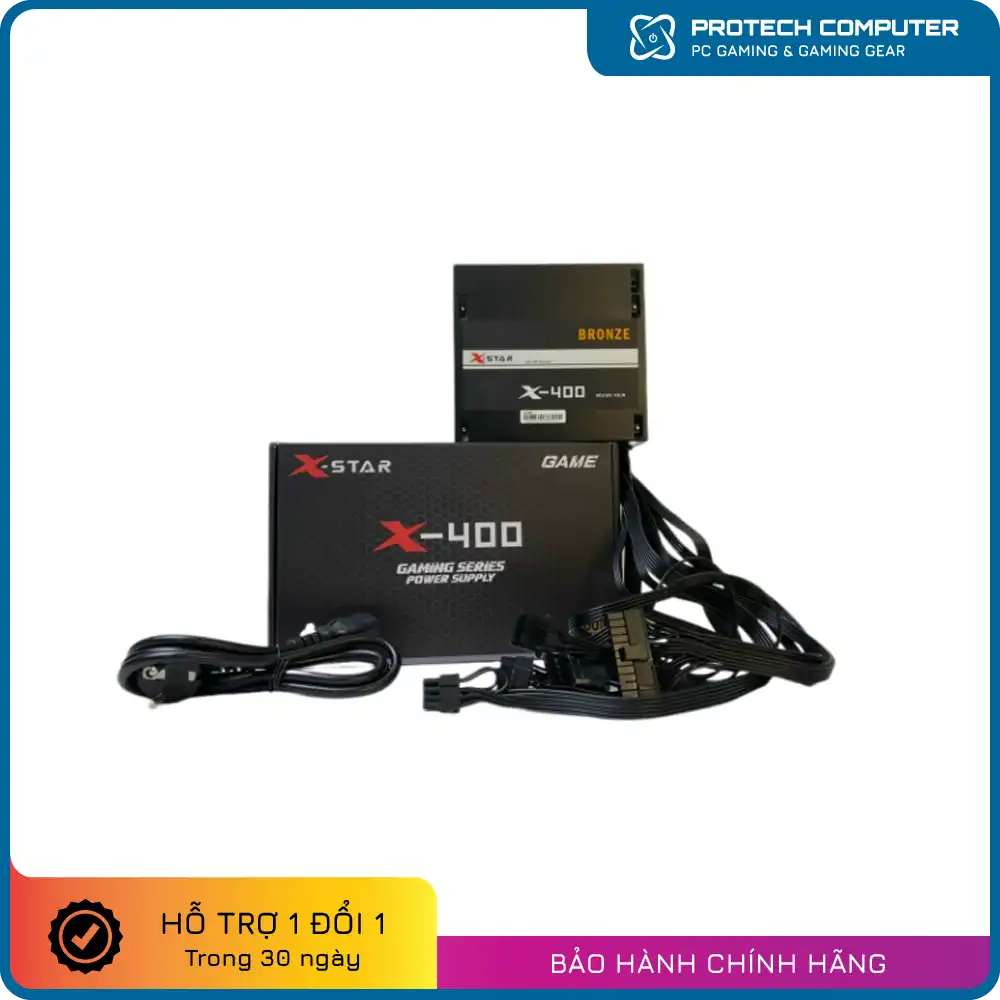 Nguồn XSTAR X400 ( 400W , 80 PLUS BRONZE )